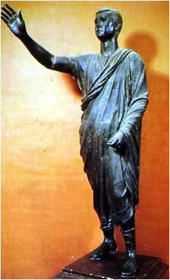 Статуя Авла Метелла. Бронза. Н – 1, 79 м. после 89 г. до н.э.
